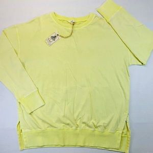 Easel Neon Yellow Oversized pullover {Small}